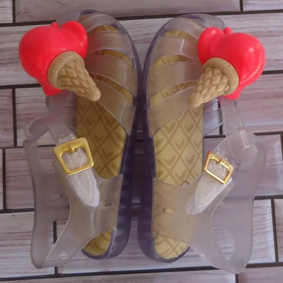 SIZE 3. Mini Melissa girl's jelly sandals. - Picture 9 of 16